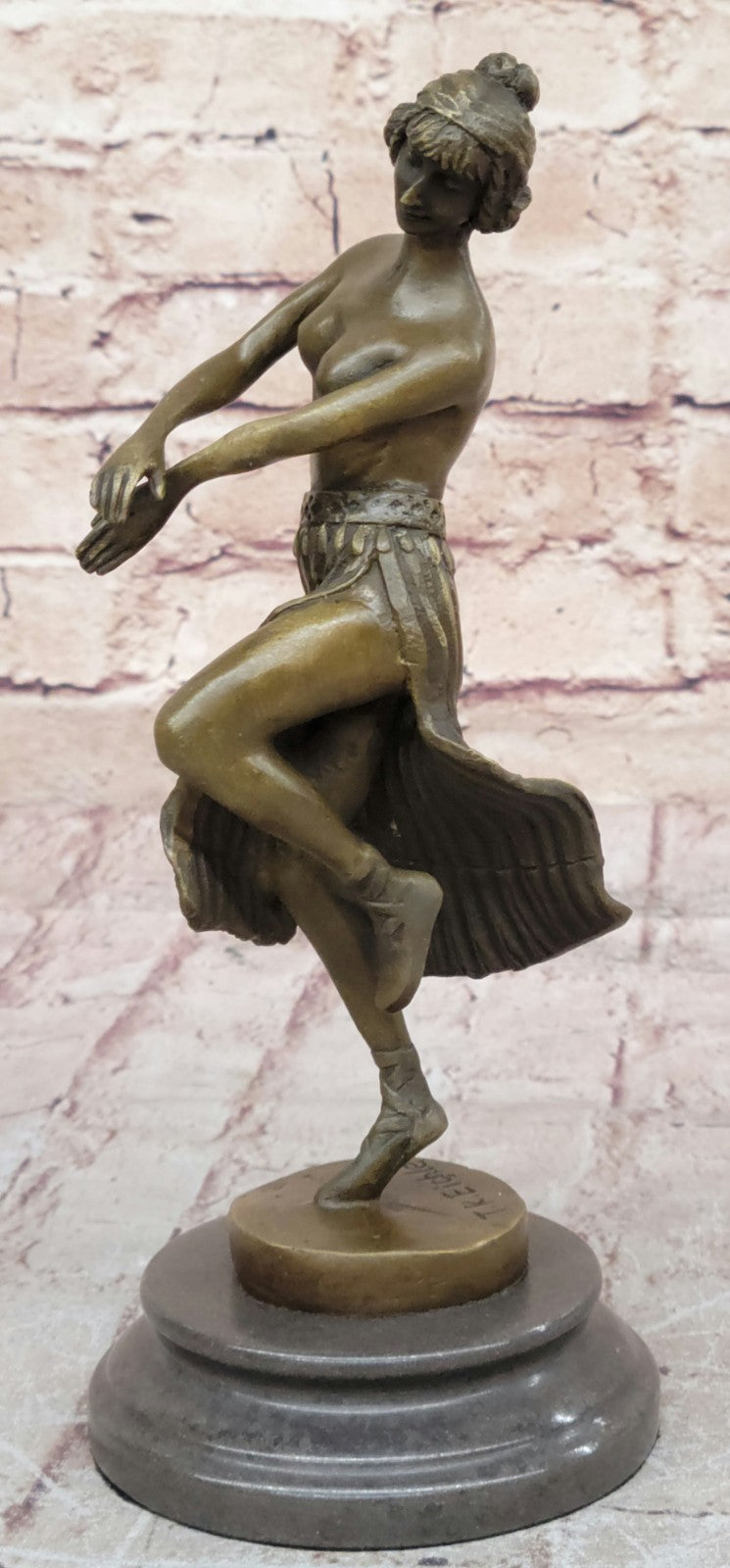 Handcrafted Nude bronze sculpture Office Home Cast Hot Eichler Theodor Original