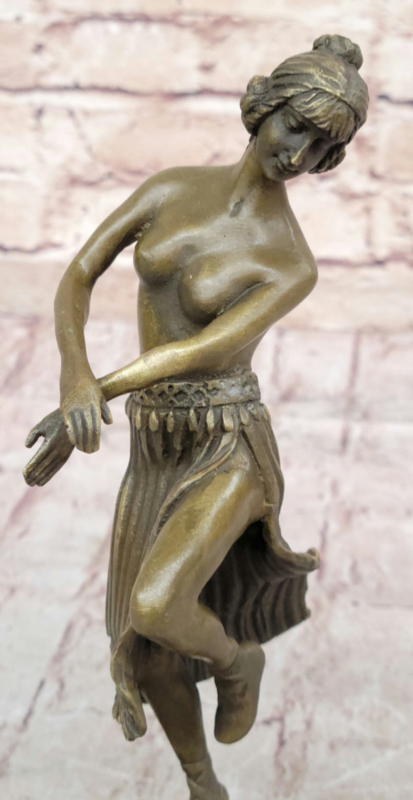 Handcrafted Nude bronze sculpture Office Home Cast Hot Eichler Theodor Original
