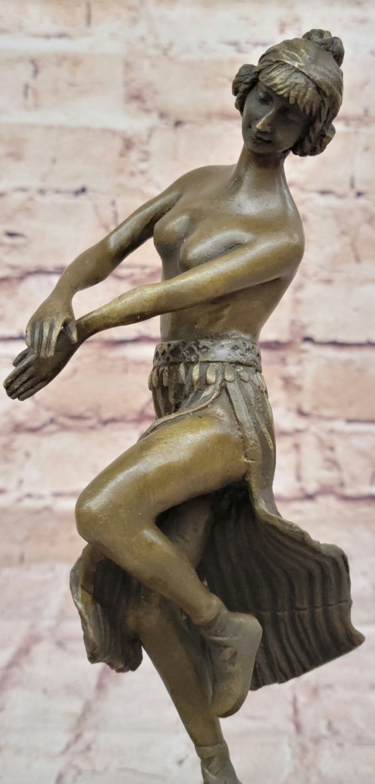 Handcrafted Nude bronze sculpture Office Home Cast Hot Eichler Theodor Original