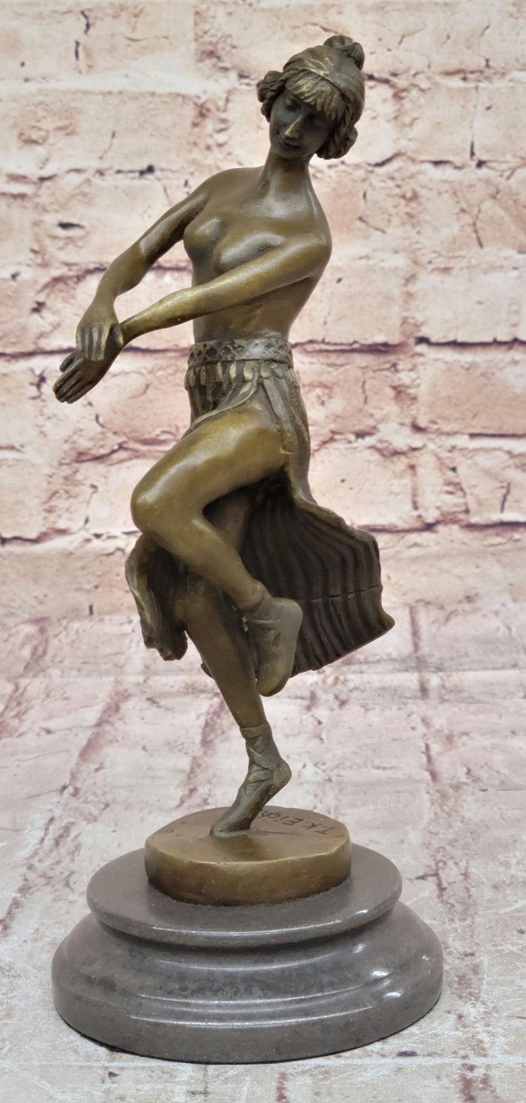 Handcrafted Nude bronze sculpture Office Home Cast Hot Eichler Theodor Original