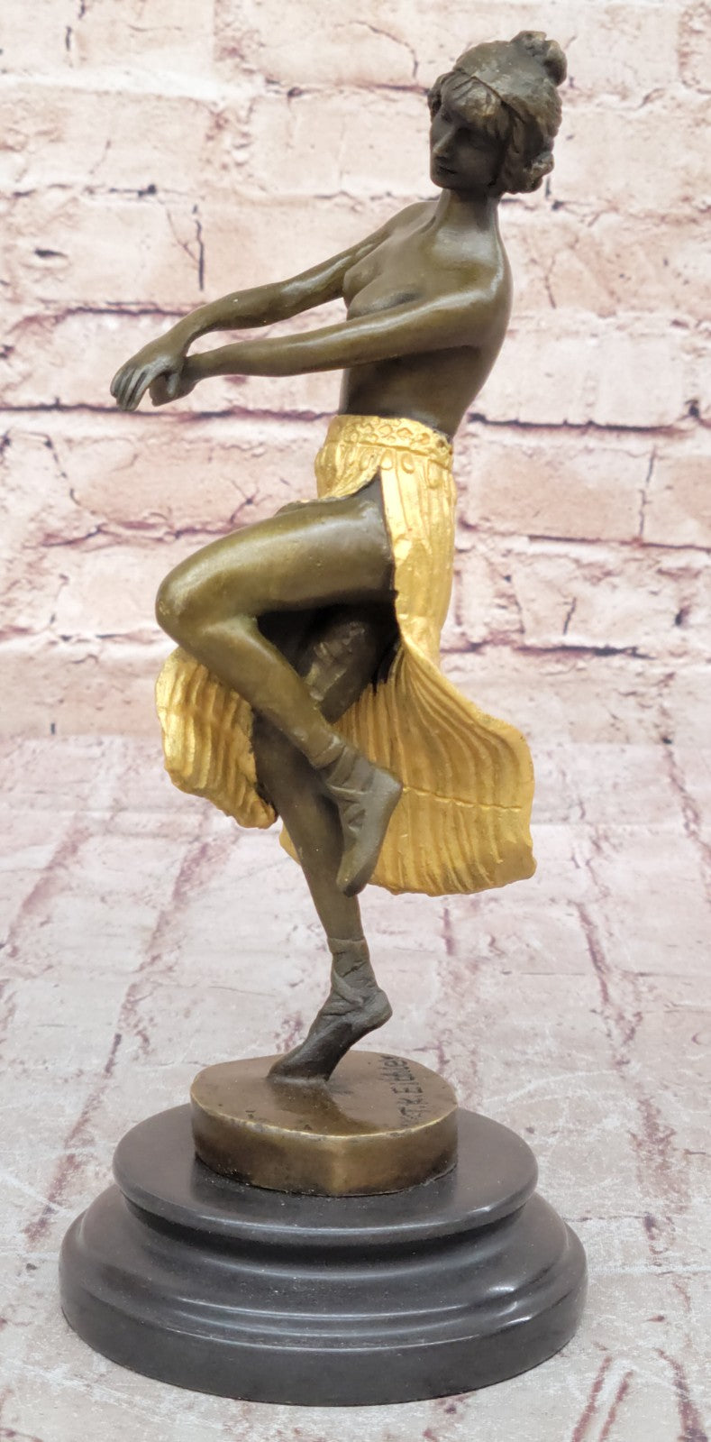 Belly Harem Dancer Girl Hot Eichler Bronze Sculpture Statue Figurine Art Nude
