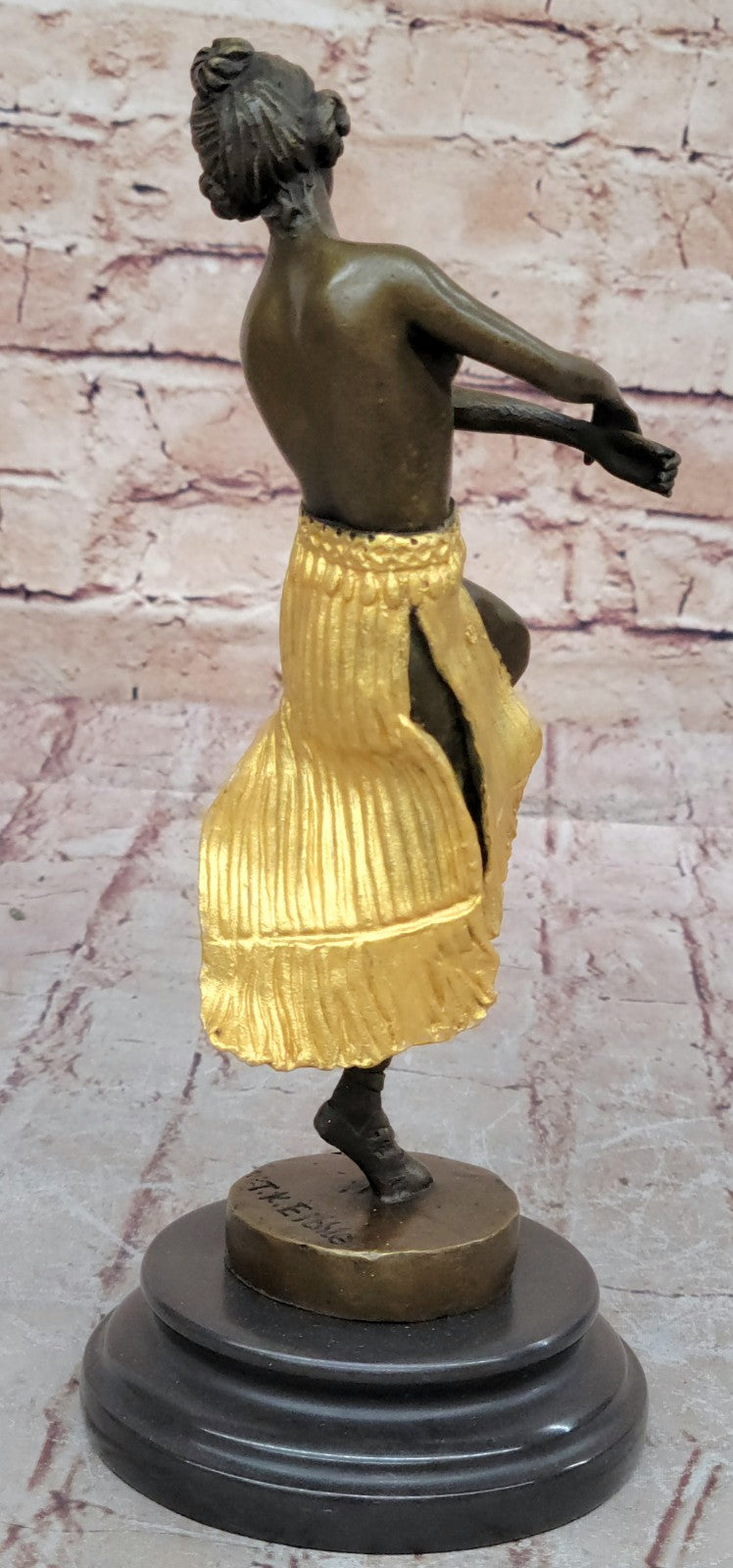 Belly Harem Dancer Girl Hot Eichler Bronze Sculpture Statue Figurine Art Nude