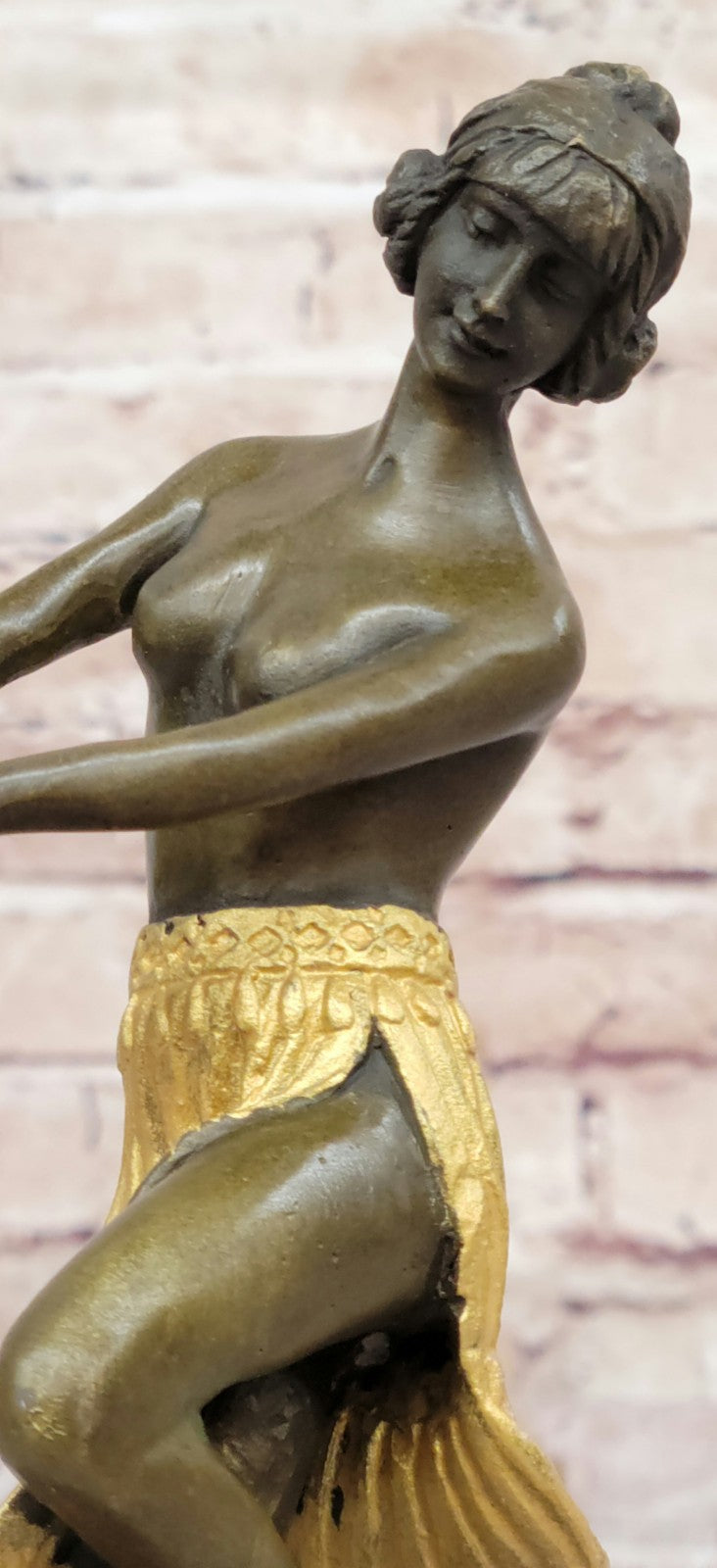 Belly Harem Dancer Girl Hot Eichler Bronze Sculpture Statue Figurine Art Nude