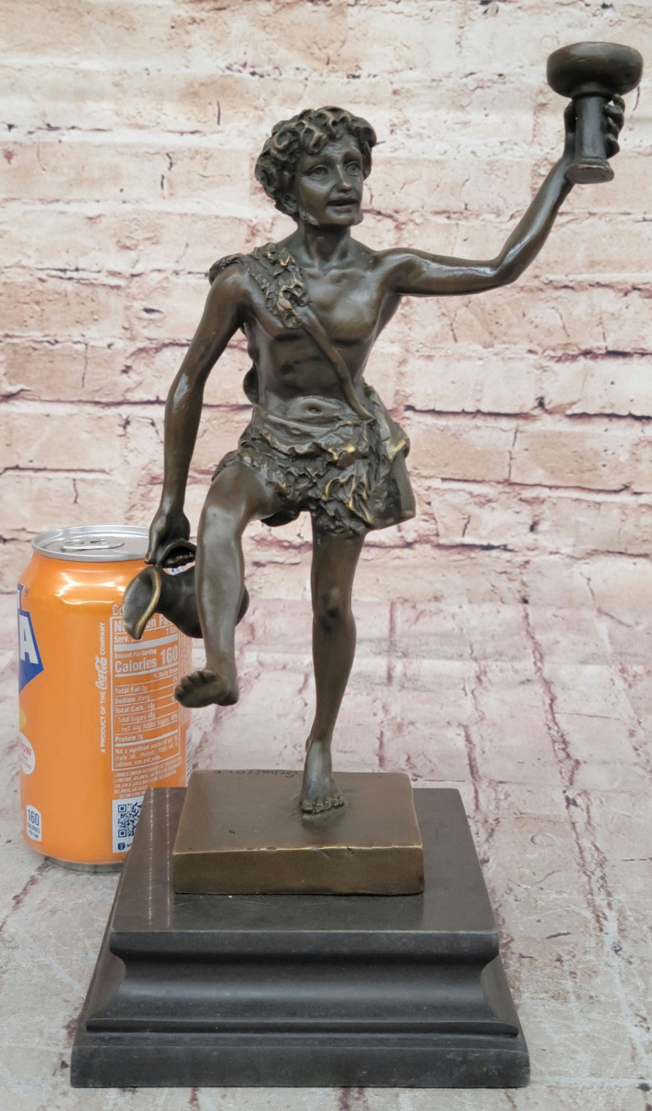 Handcrafted bronze sculpture SALE Schaffert By Wine Of God Greek Real Genuine