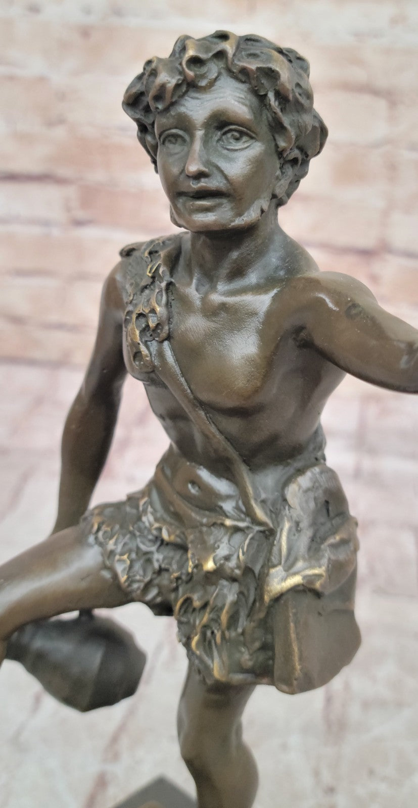 Handcrafted bronze sculpture SALE Schaffert By Wine Of God Greek Real Genuine