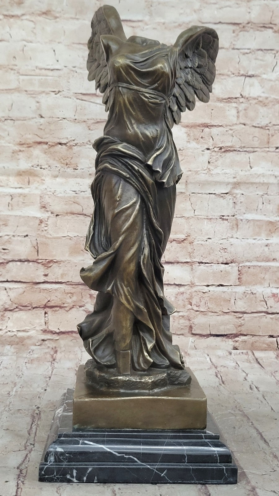 Hot Cast Hand Made by Lost Wax Method Nike Bronze Sculpture Statue Sale