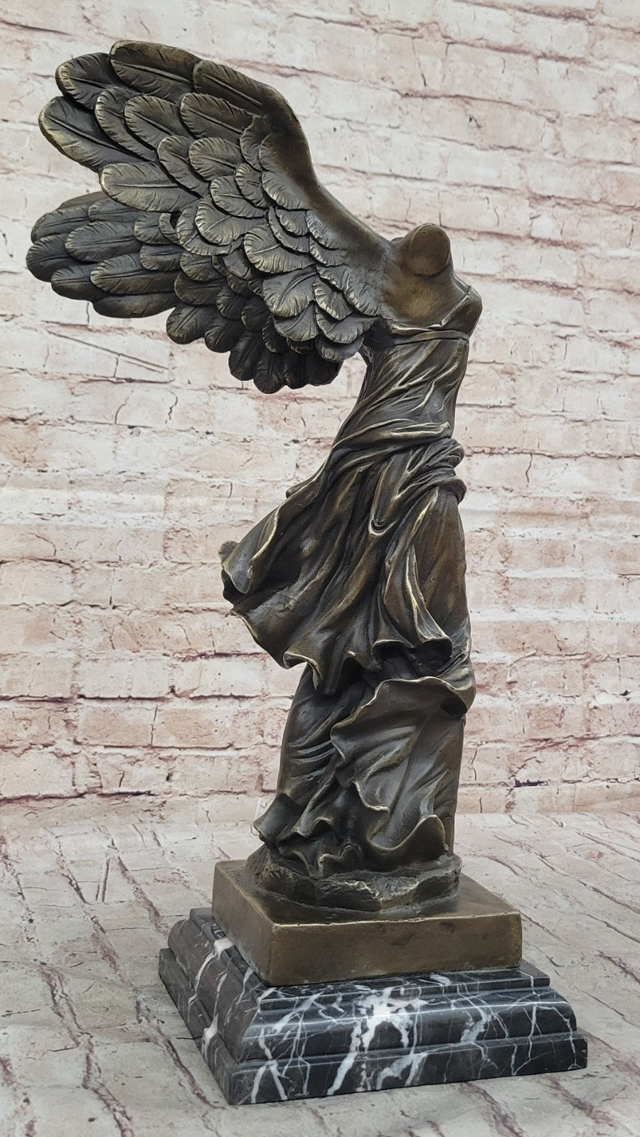 Hot Cast Hand Made by Lost Wax Method Nike Bronze Sculpture Statue Sale