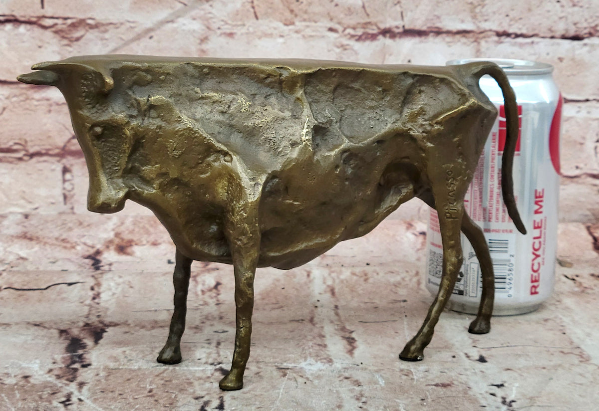 Bronze Sculpture Modern Abstract Art Bull by Picasso Hot Cast Figurine Figure