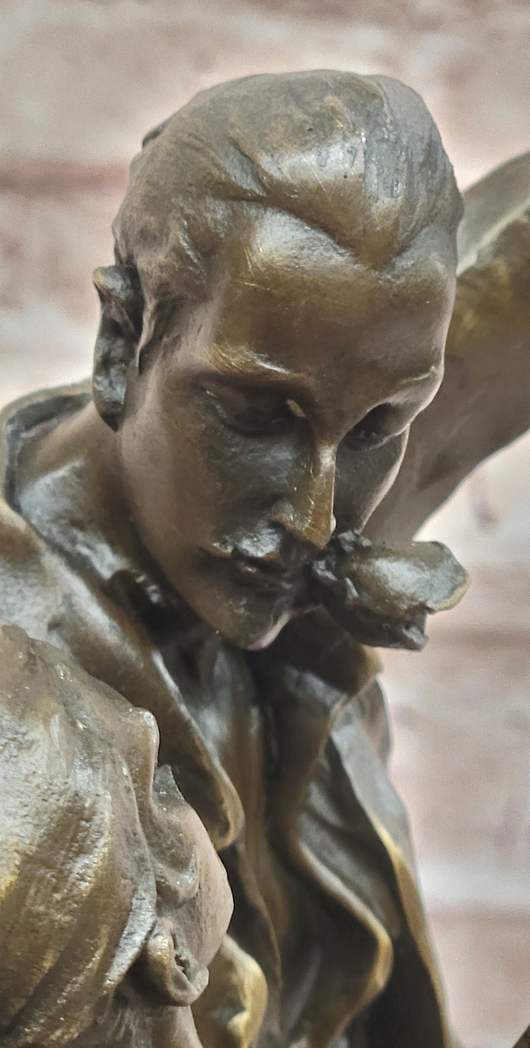 Art Nouveau Couple Dancing Tango Hand Made Genuine Bronze Figurine Statue LARGE