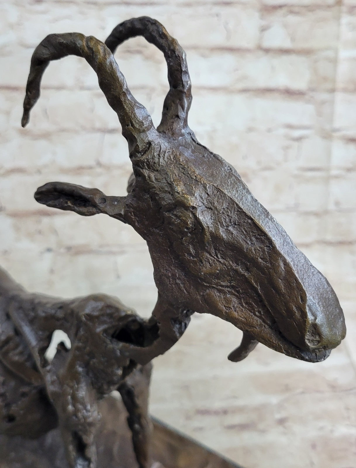 Abstract Modern Art Famous Artwork by Pablo Picasso Goat Bronze Sculpture Figure