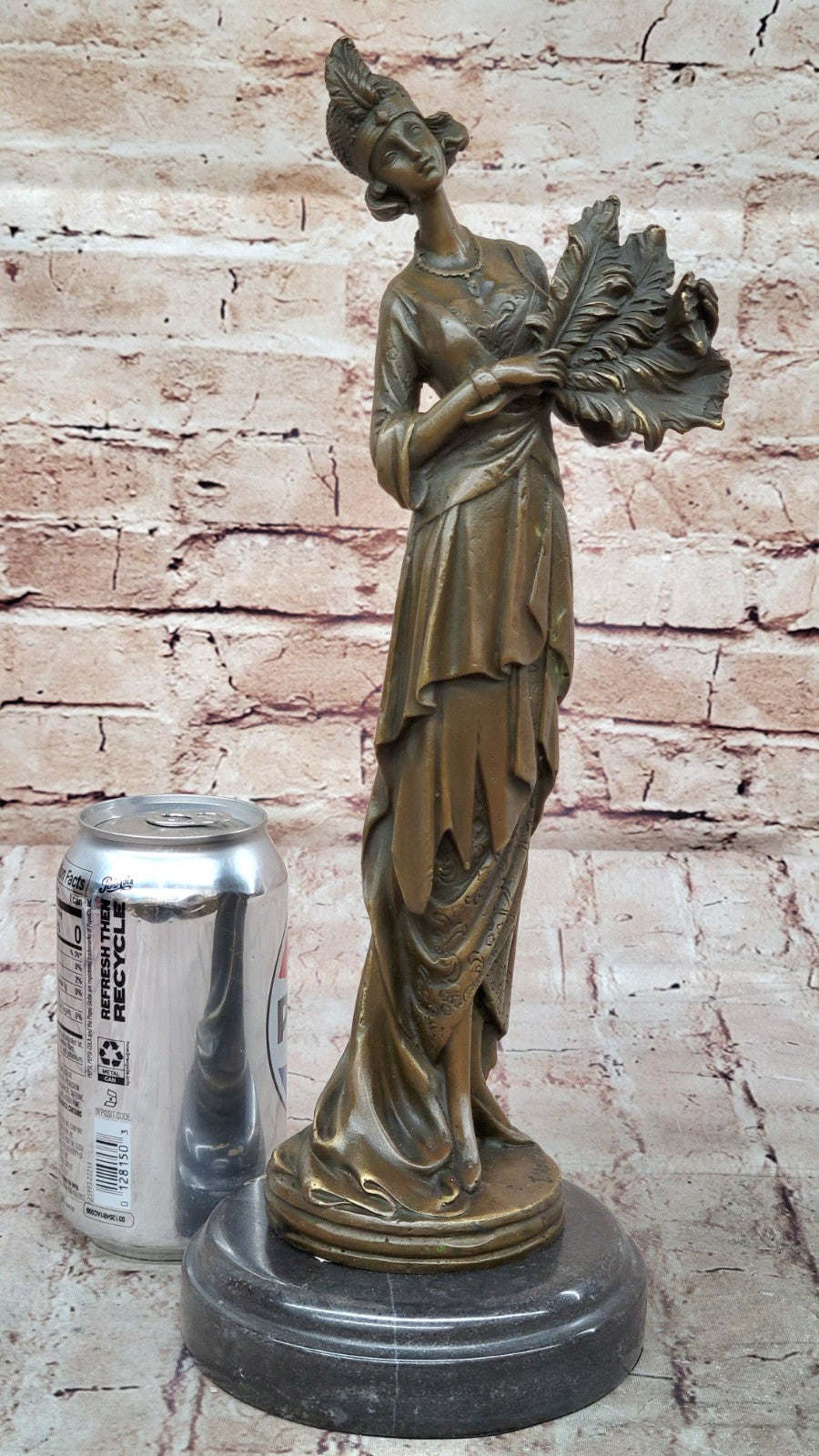 Buy Milo Handcrafted Bronze Feather Gown Sculpture