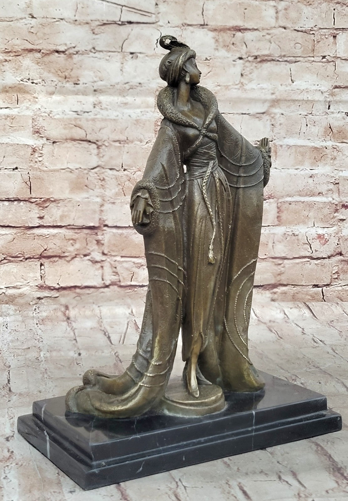 Fashionable Home Decorations Living Room Creative Bronze Crafts Sexy Lady Figure