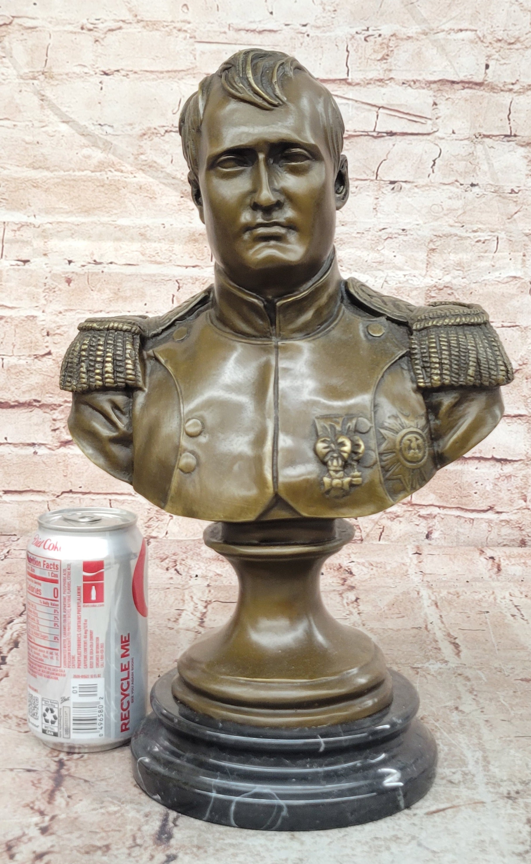 Home/Office Art Decor Bronze Statue Historical CLASSIC NAPOLEON BONAPARTE BUST