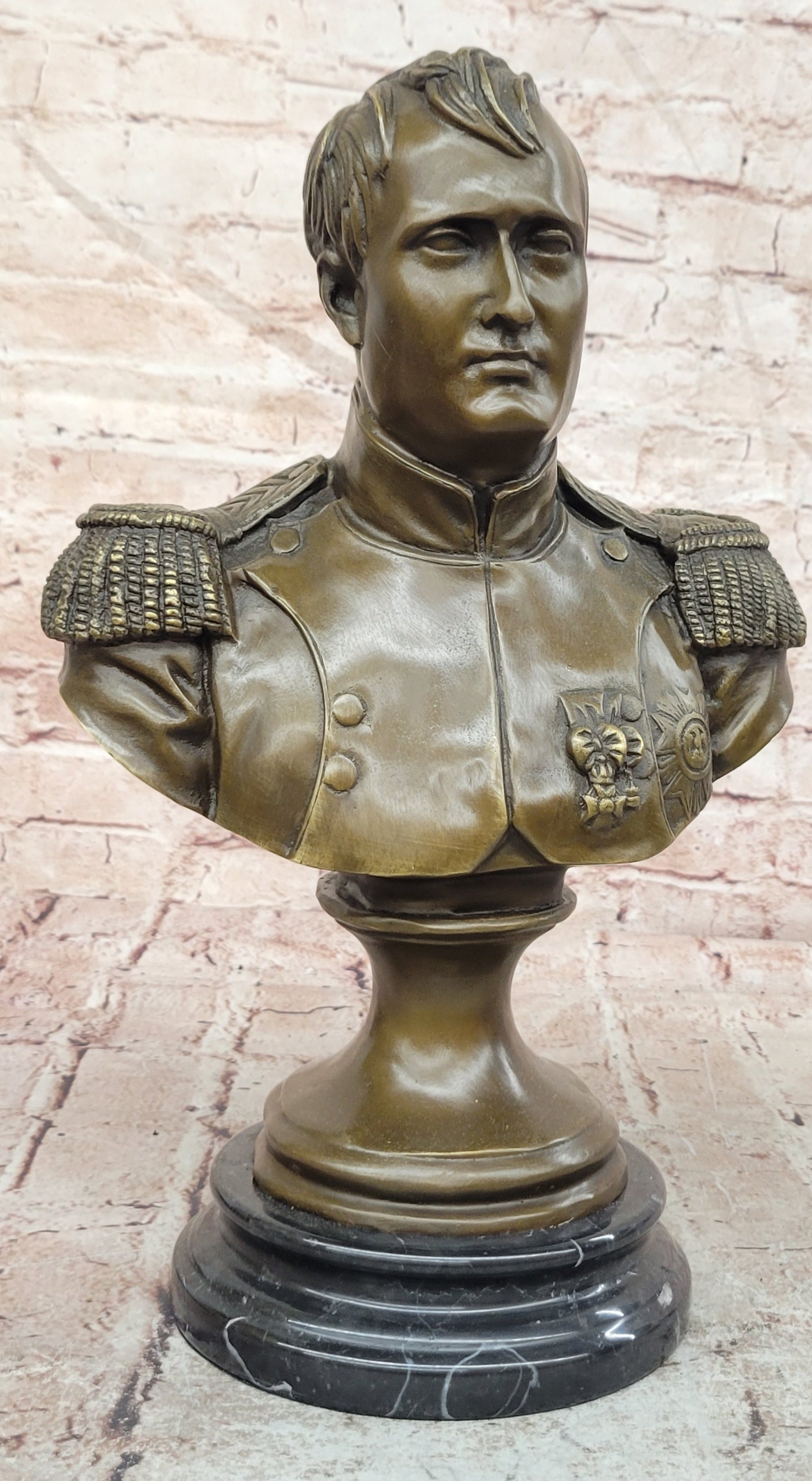 Home/Office Art Decor Bronze Statue Historical CLASSIC NAPOLEON BONAPARTE BUST