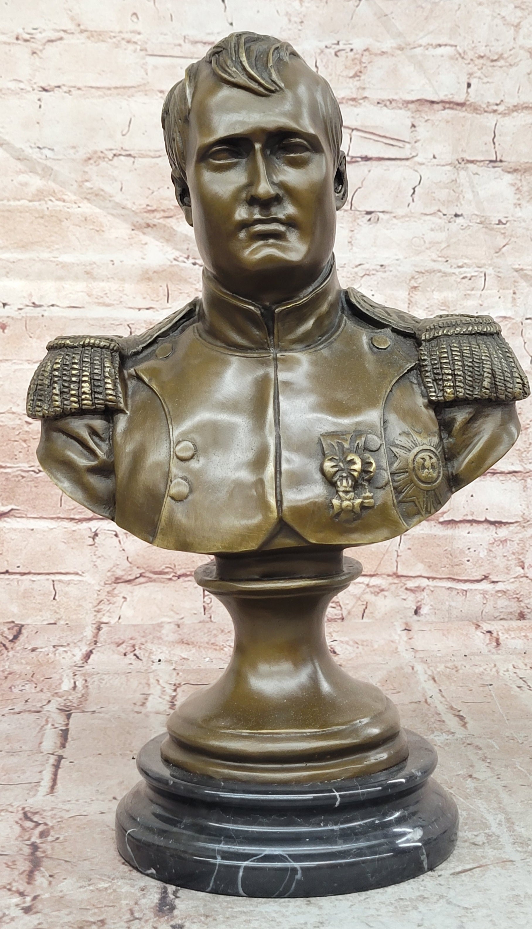 Home/Office Art Decor Bronze Statue Historical CLASSIC NAPOLEON BONAPARTE BUST