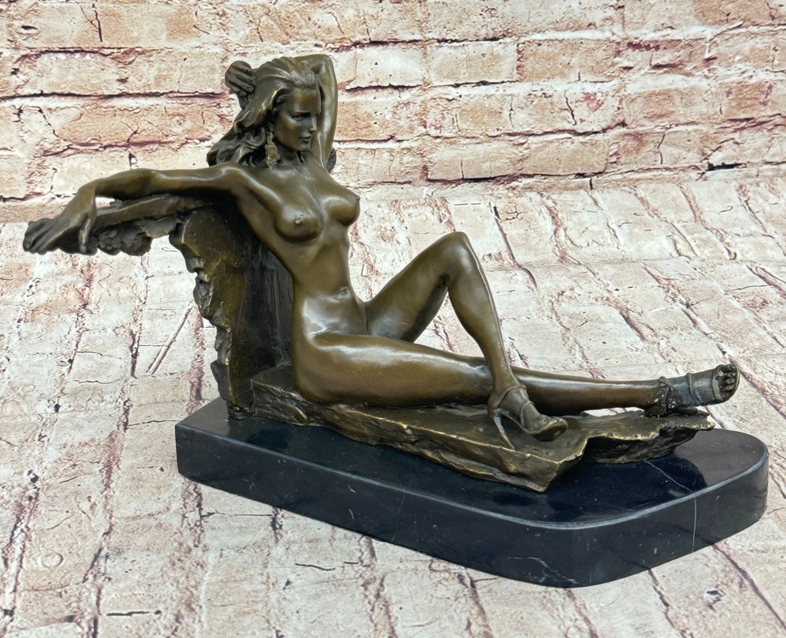 Handcrafted bronze sculpture SALE Female Nude Original Artwork by Vitaleh