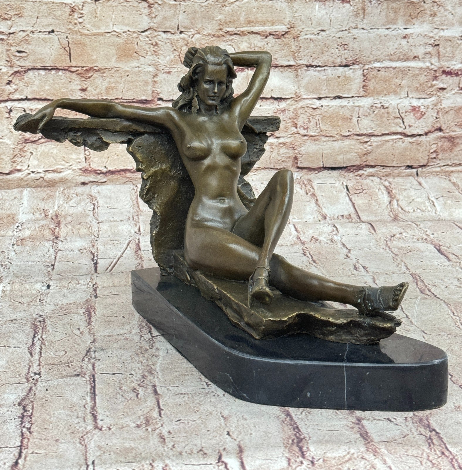 Handcrafted bronze sculpture SALE Female Nude Original Artwork by Vitaleh