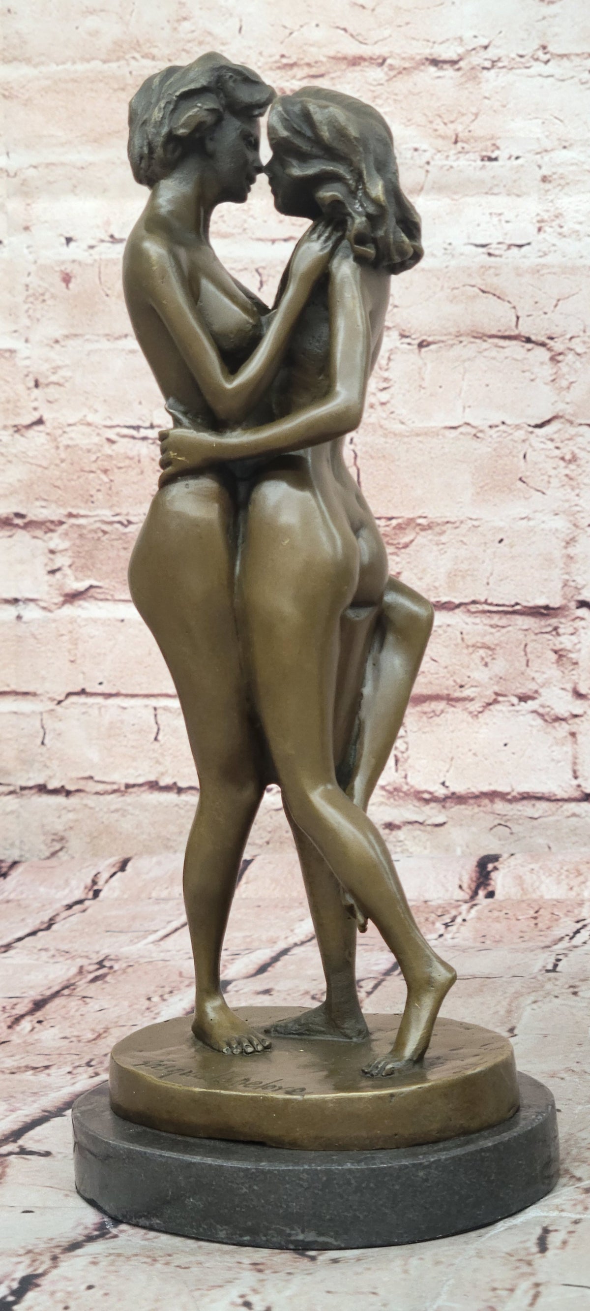 Handcrafted bronze sculpture SALE Lover Hot Cast Collector Edition Signed Artwork
