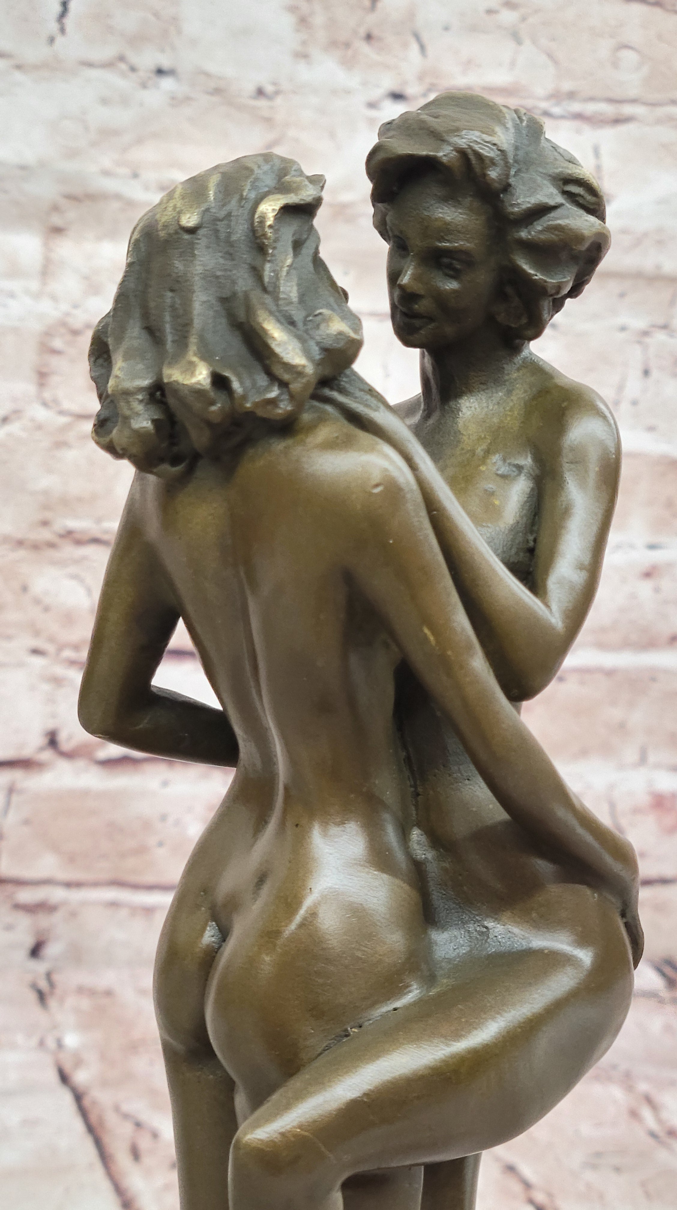 Handcrafted bronze sculpture SALE Lover Hot Cast Collector Edition Signed Artwork