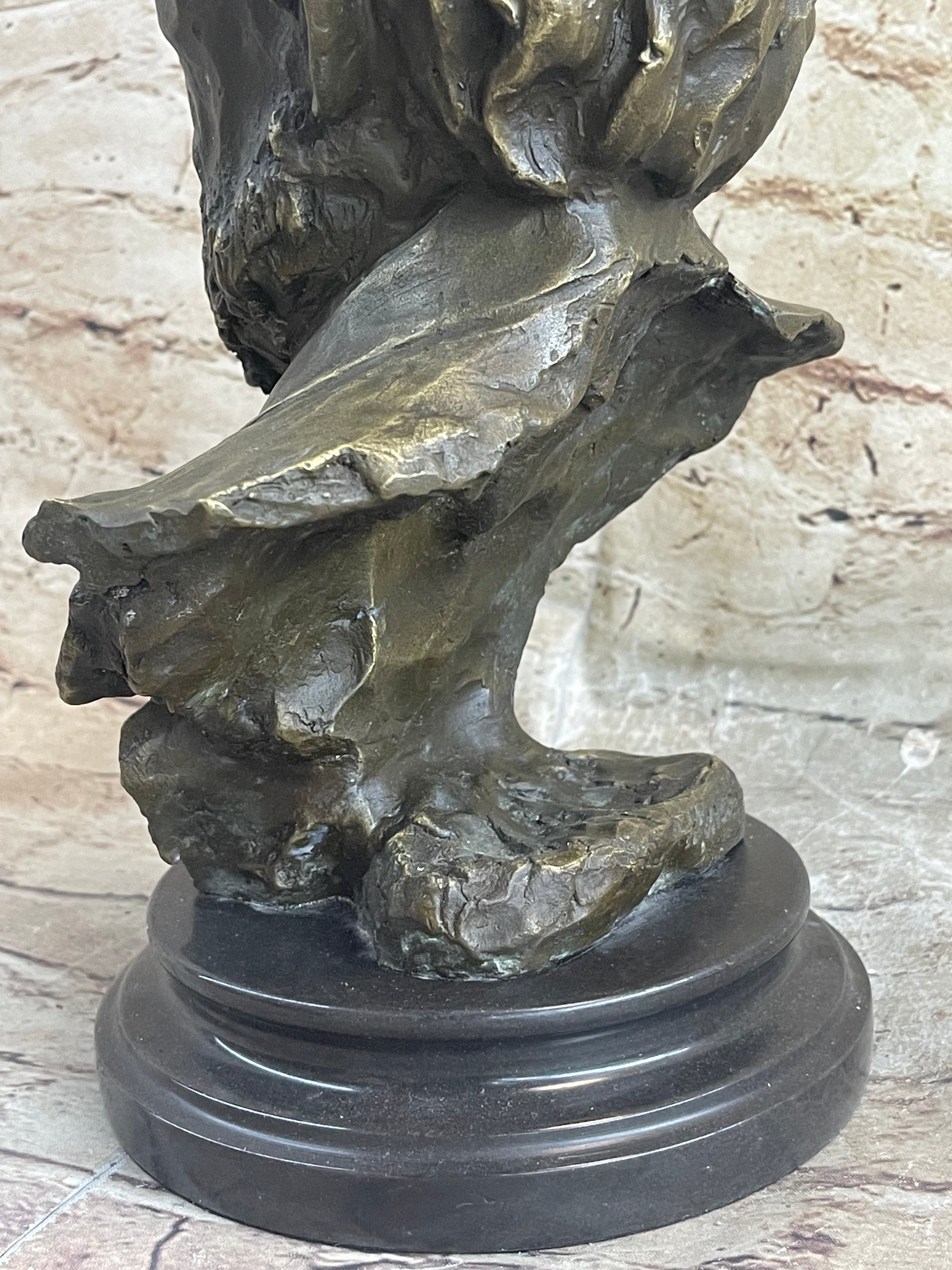 Hot Cast Abraham Lincoln USA president Bronze Sculpture Classic Artwork Figurine