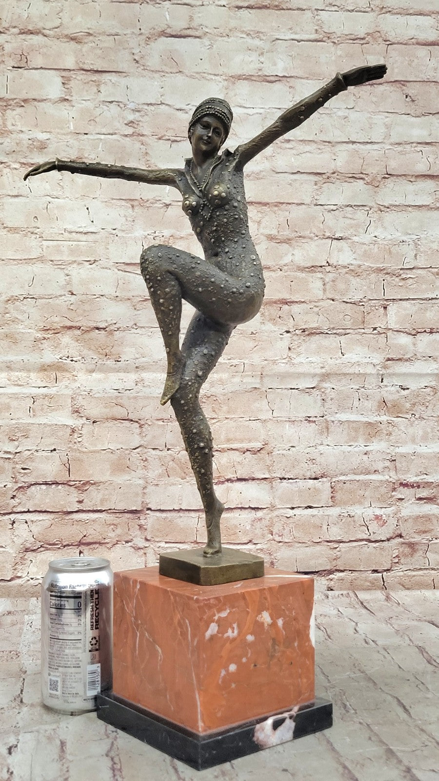 Handcrafted bronze sculpture SALE Chiparus By Dancer Lovely Figurine Figure Sale