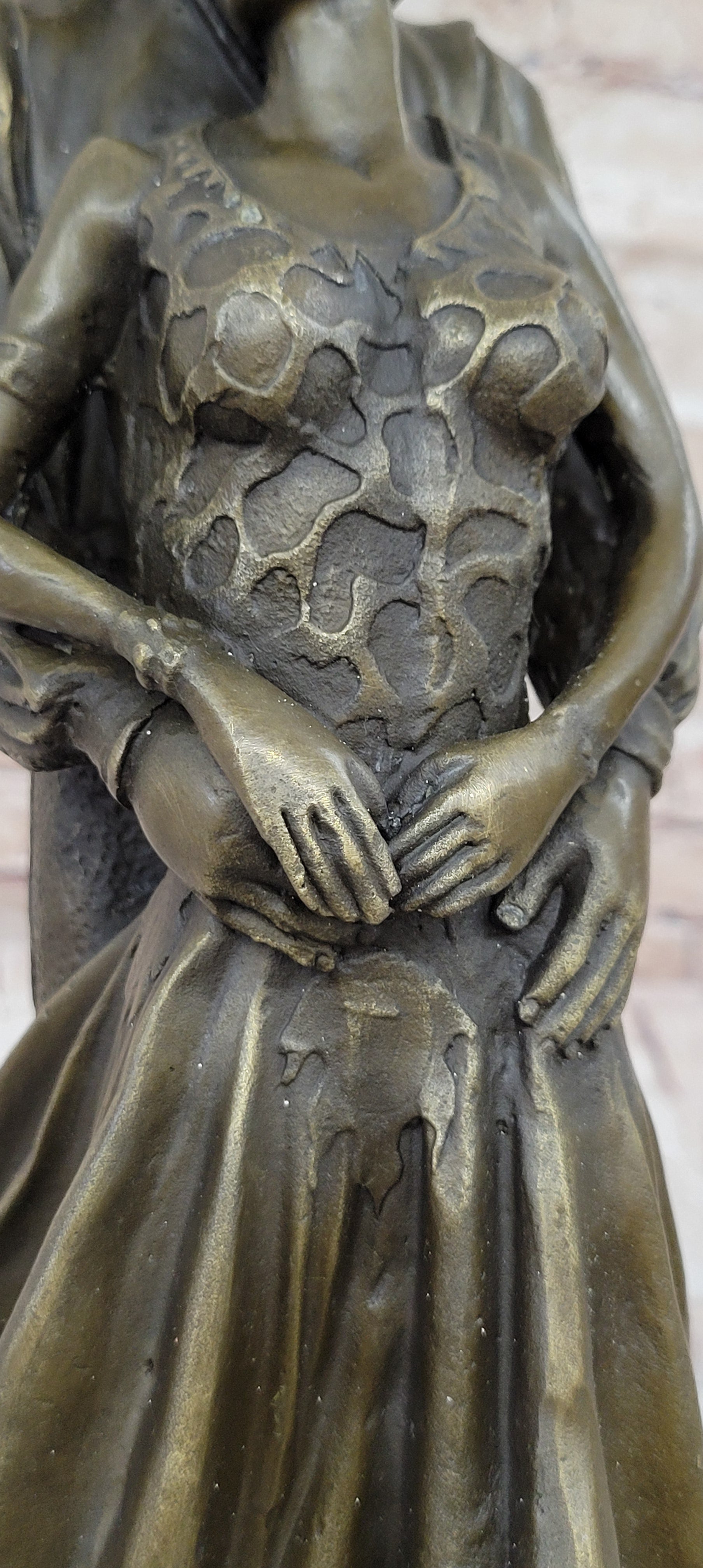 Art Deco Romantic Couple Dancing by Romanian Artist Chiparus Bronze Sculpture