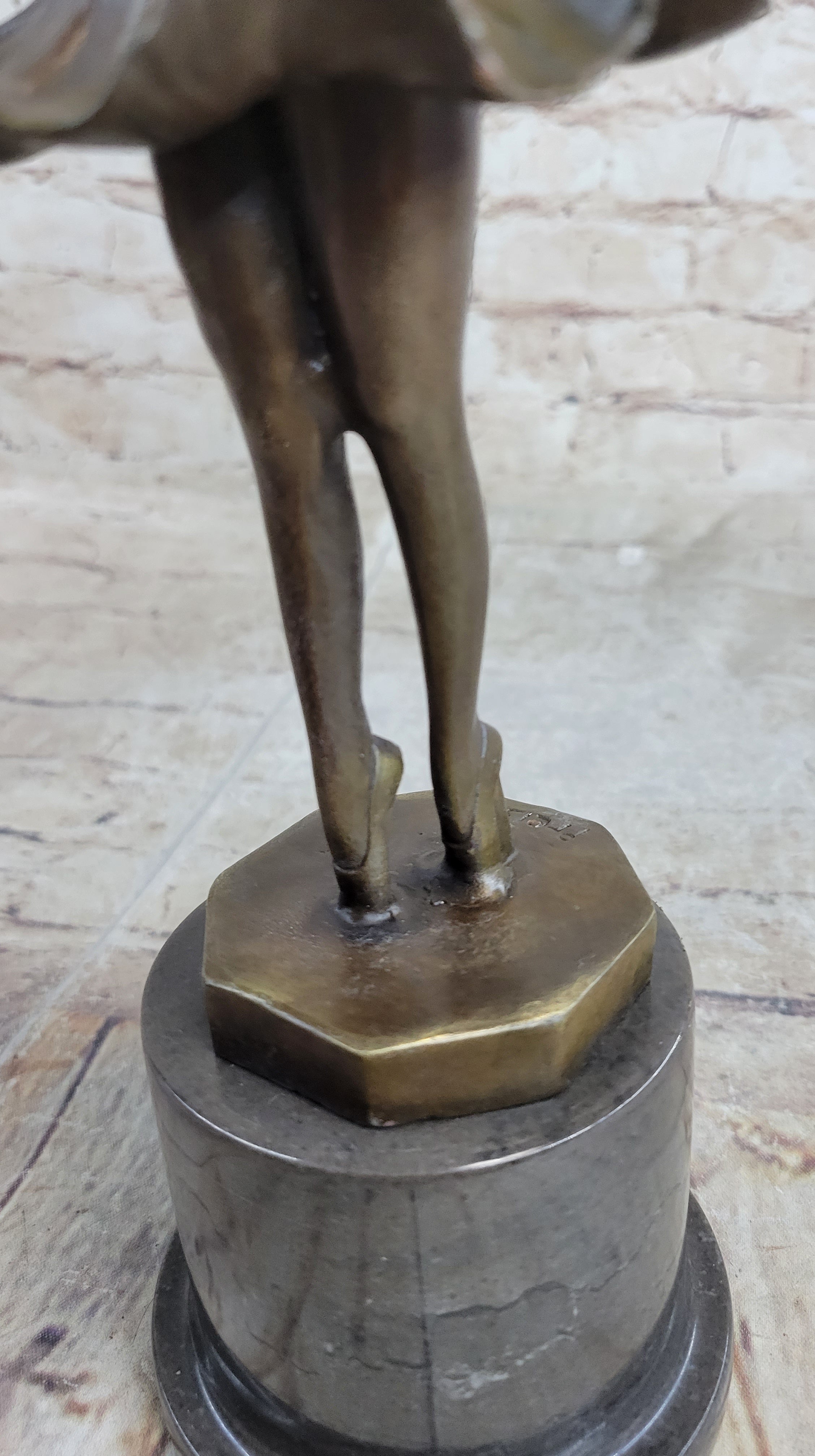 Child Danceing Girl Ballerina Home Garden Decor Bronze Sculpture Statue Art Gift