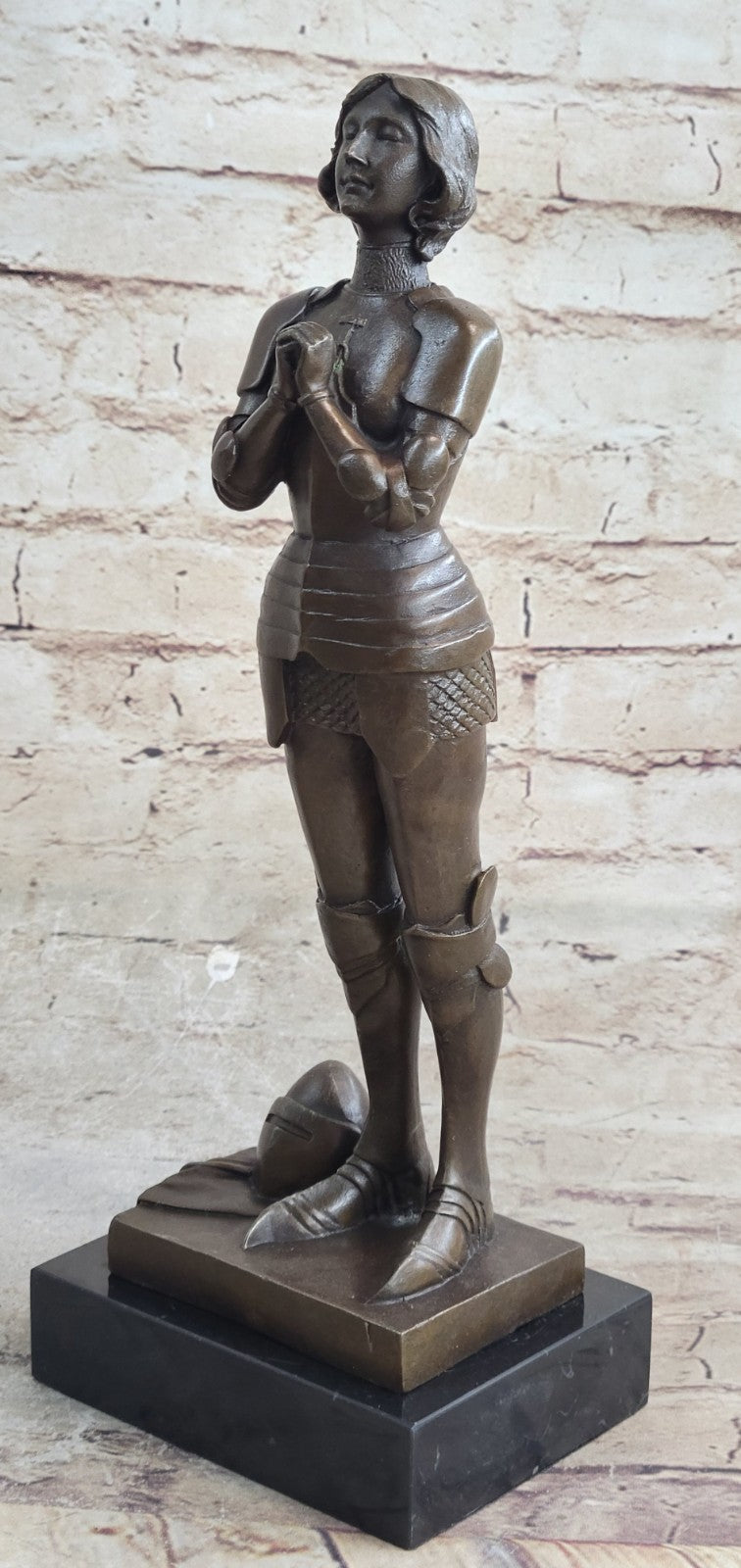 Handcrafted bronze sculpture SALE Deco Arc De Jeanne Joan Laugier French Figurin