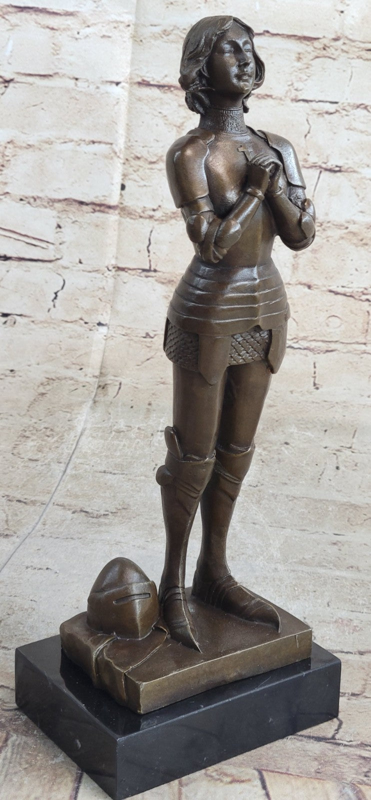 Handcrafted bronze sculpture SALE Deco Arc De Jeanne Joan Laugier French Figurin