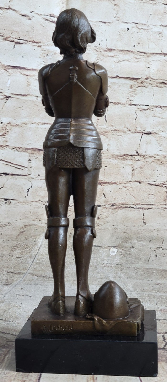 Handcrafted bronze sculpture SALE Deco Arc De Jeanne Joan Laugier French Figurin