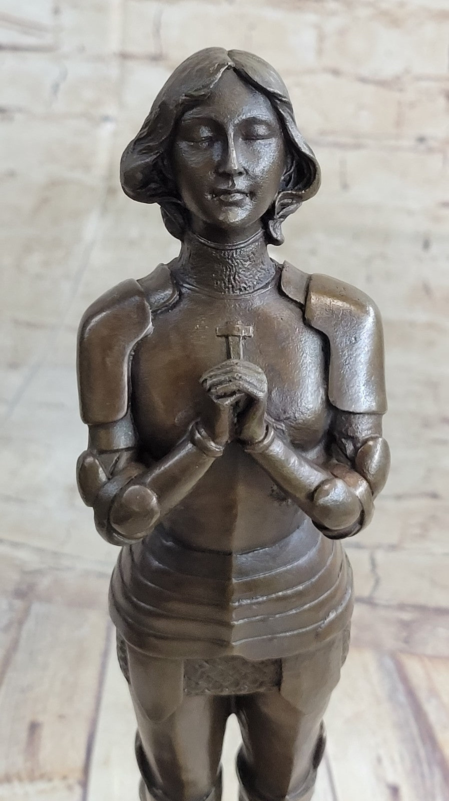 Handcrafted bronze sculpture SALE Deco Arc De Jeanne Joan Laugier French Figurin