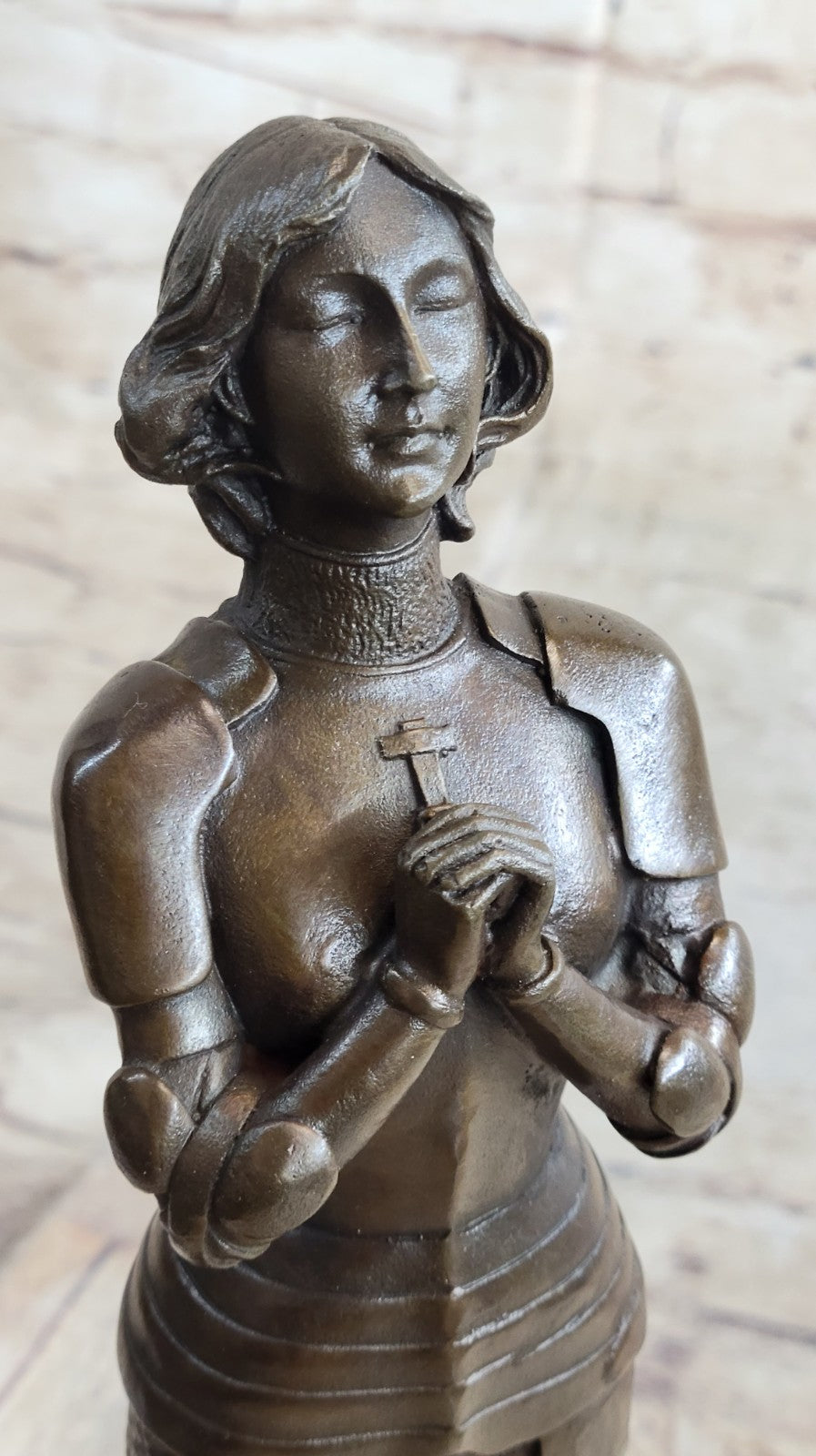 Handcrafted bronze sculpture SALE Deco Arc De Jeanne Joan Laugier French Figurin