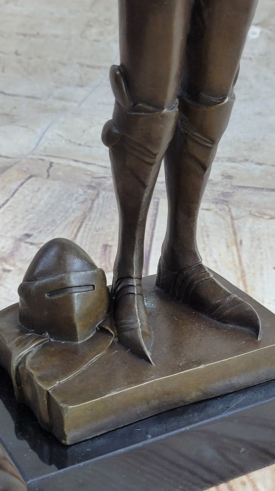 Handcrafted bronze sculpture SALE Deco Arc De Jeanne Joan Laugier French Figurin
