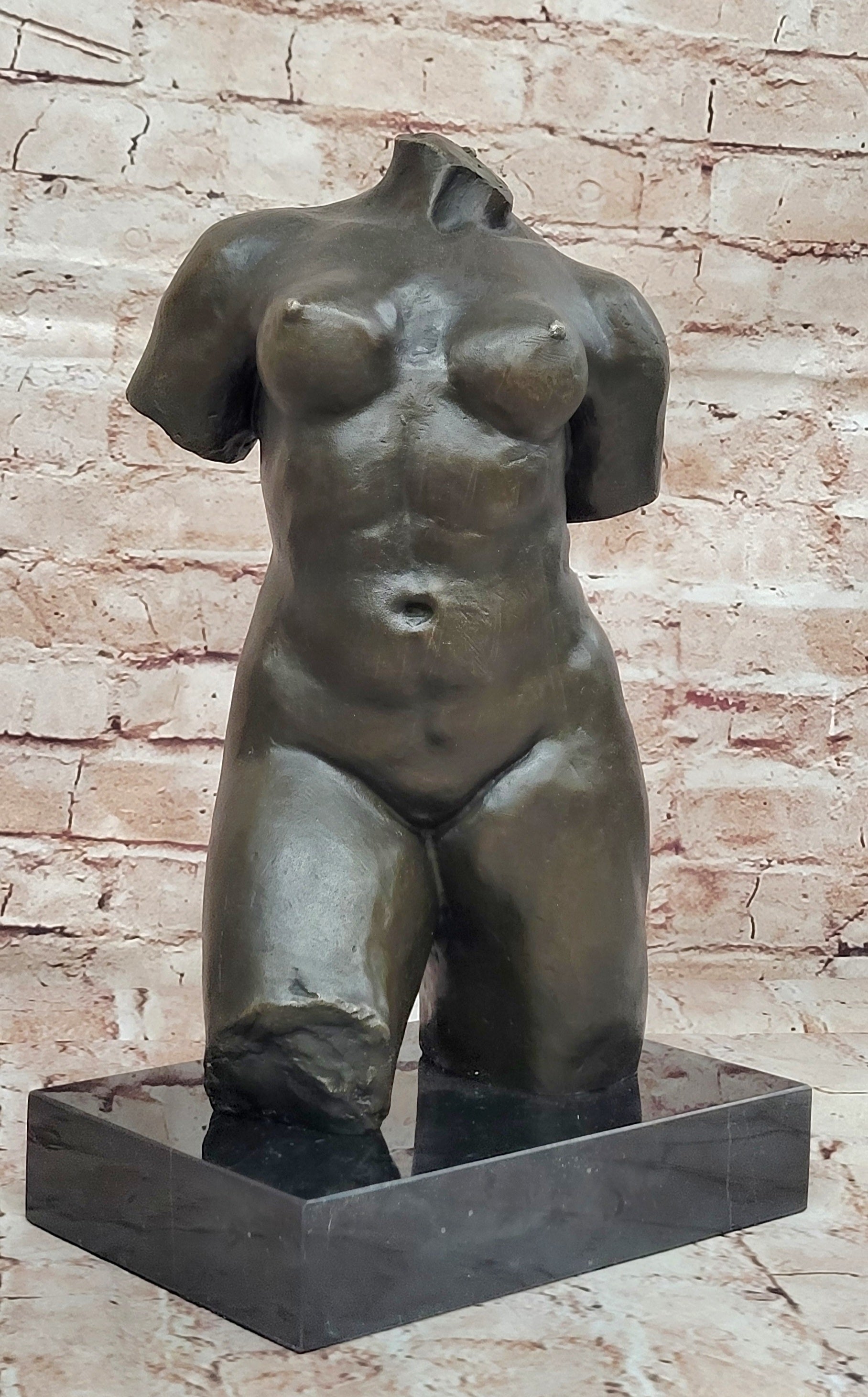 Hot Cast Handcrafted Maillol Female Nude Bronze Sculpture Statue Home Decor