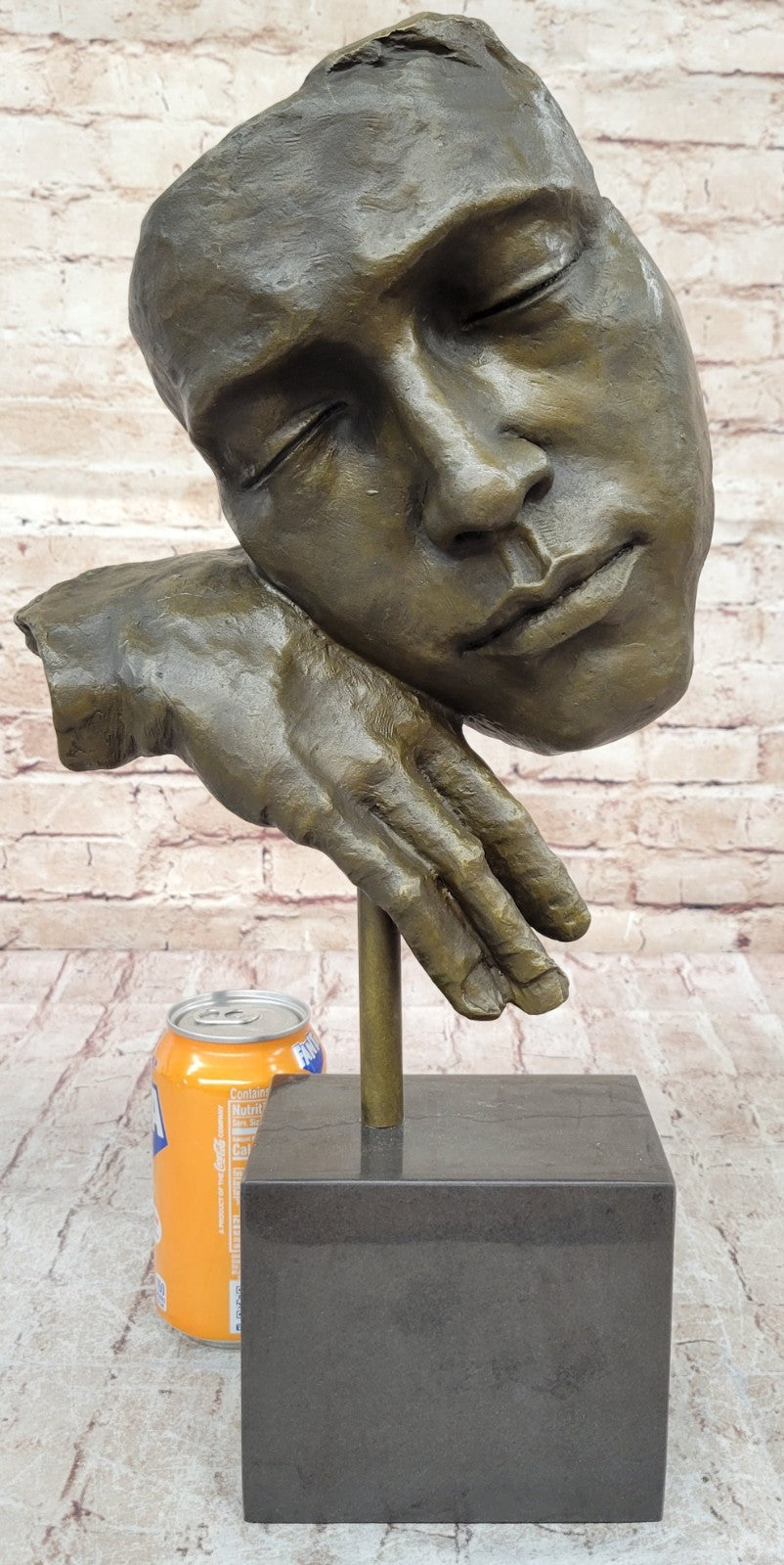 SALVADOR DALI HOMMAGE - BRONZE SCULPTURE - THE RELAXING- STILLNESS -100 % BRONZE