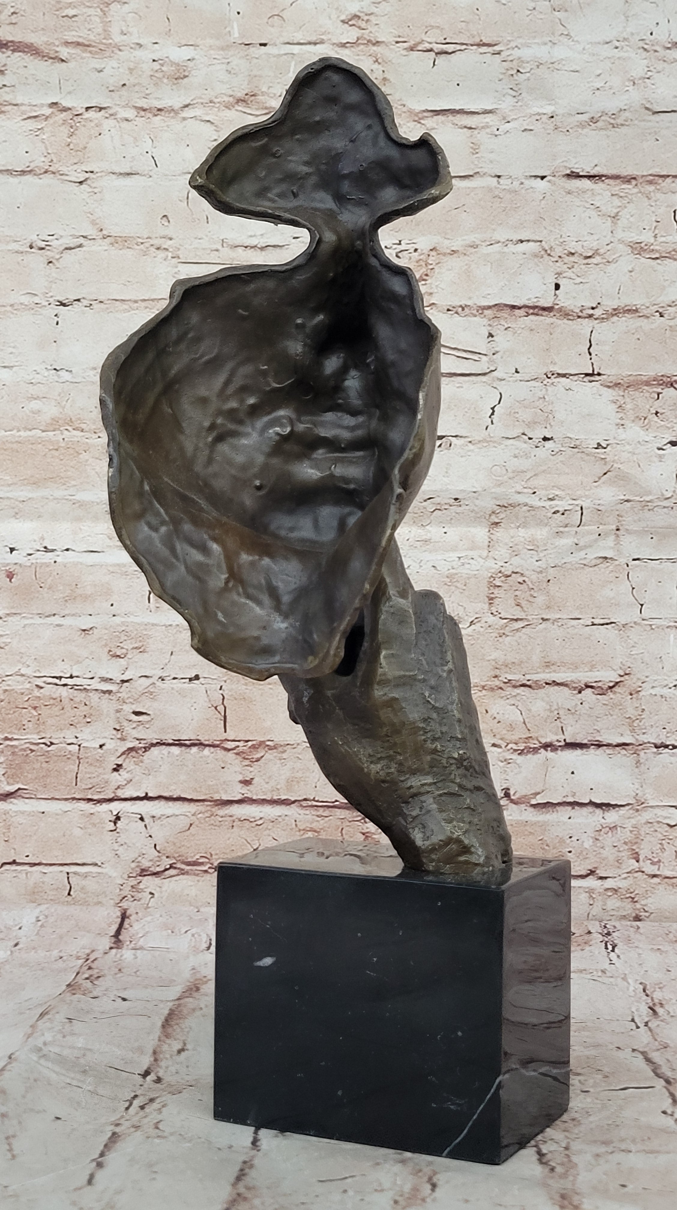 Statue/sculpture art déco/art nouveau Bronze Dali "Le Silence" Hot Cast Sale