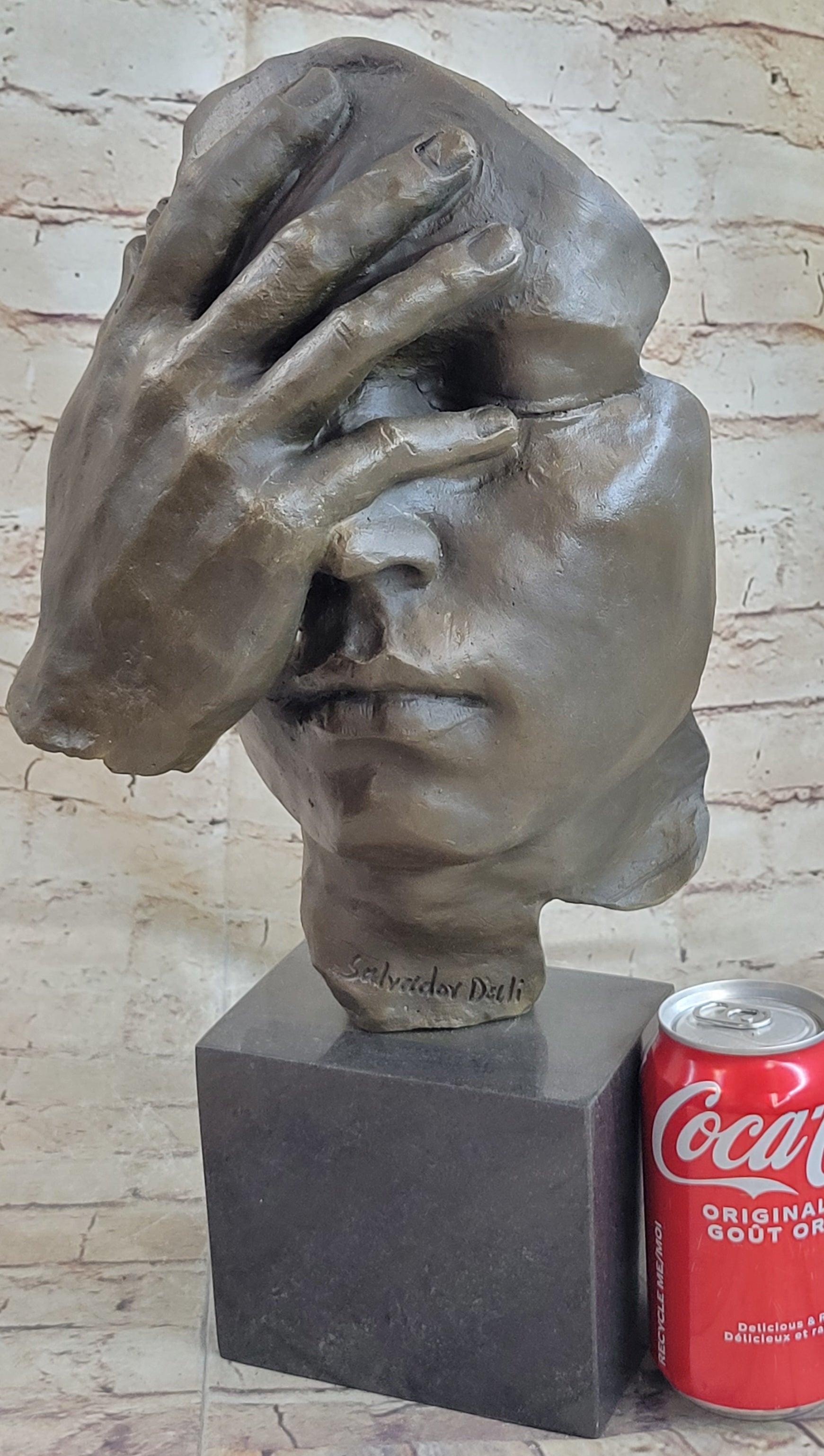 Salvador Dali Shame on Me Hot Cast Musuem Quality Bronze Sculpture Figurine