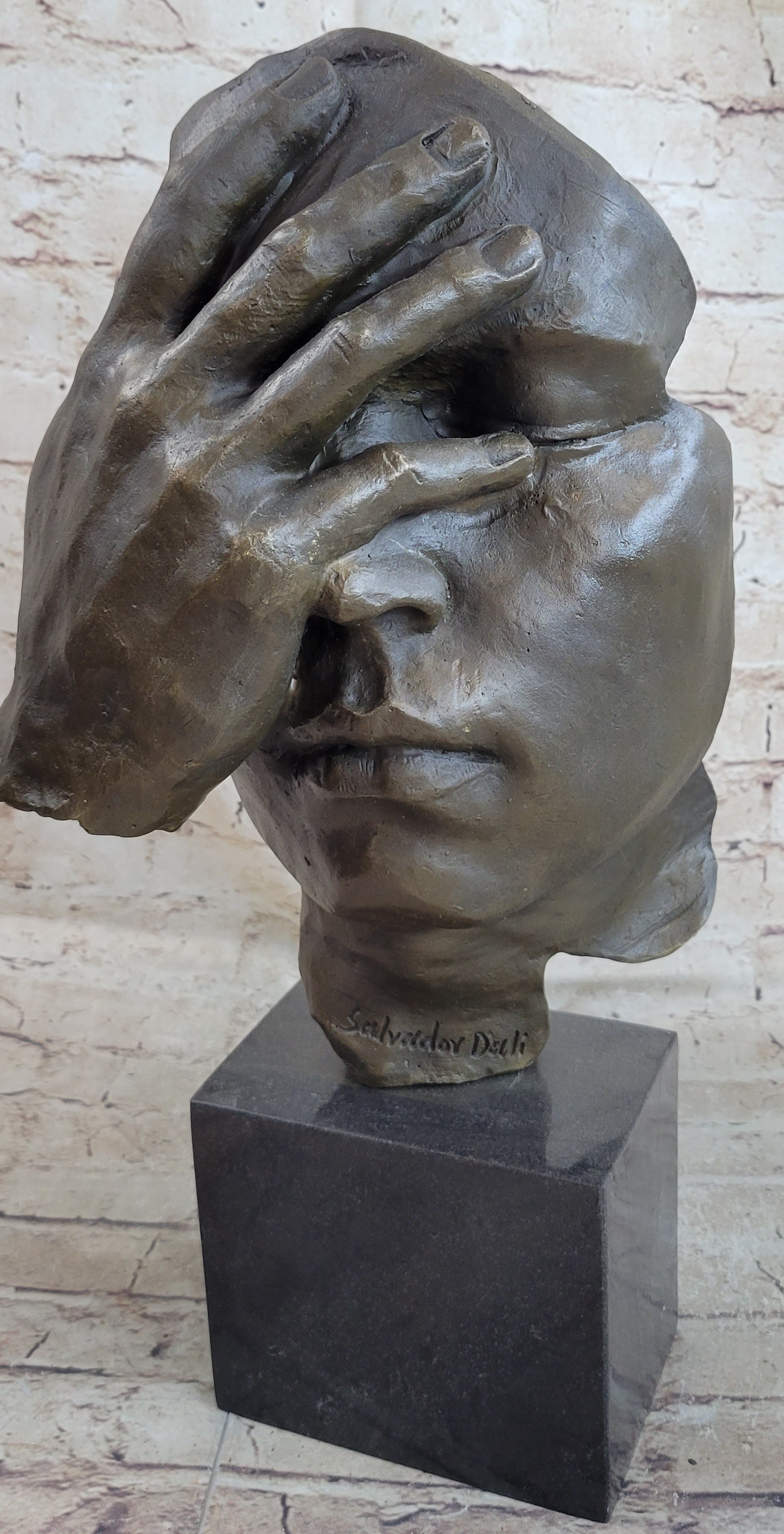 Salvador Dali Shame on Me Hot Cast Musuem Quality Bronze Sculpture Figurine