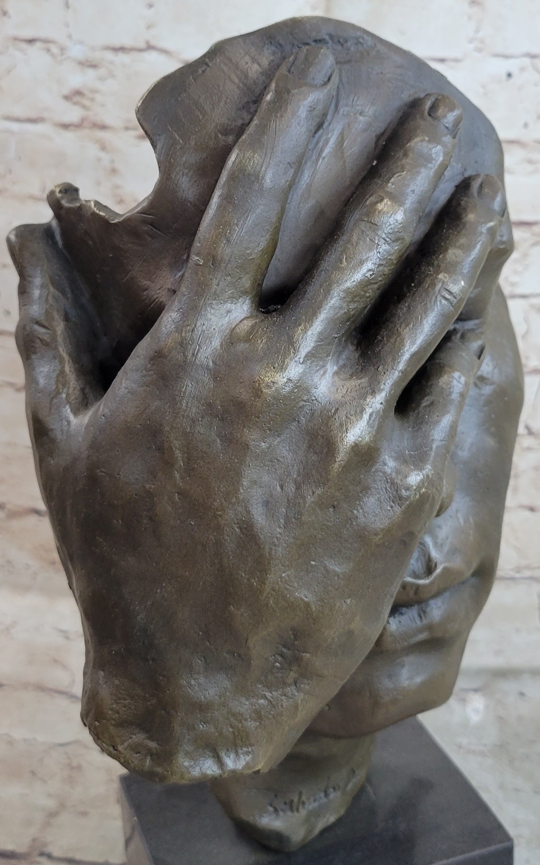 Salvador Dali Shame on Me Hot Cast Musuem Quality Bronze Sculpture Figurine