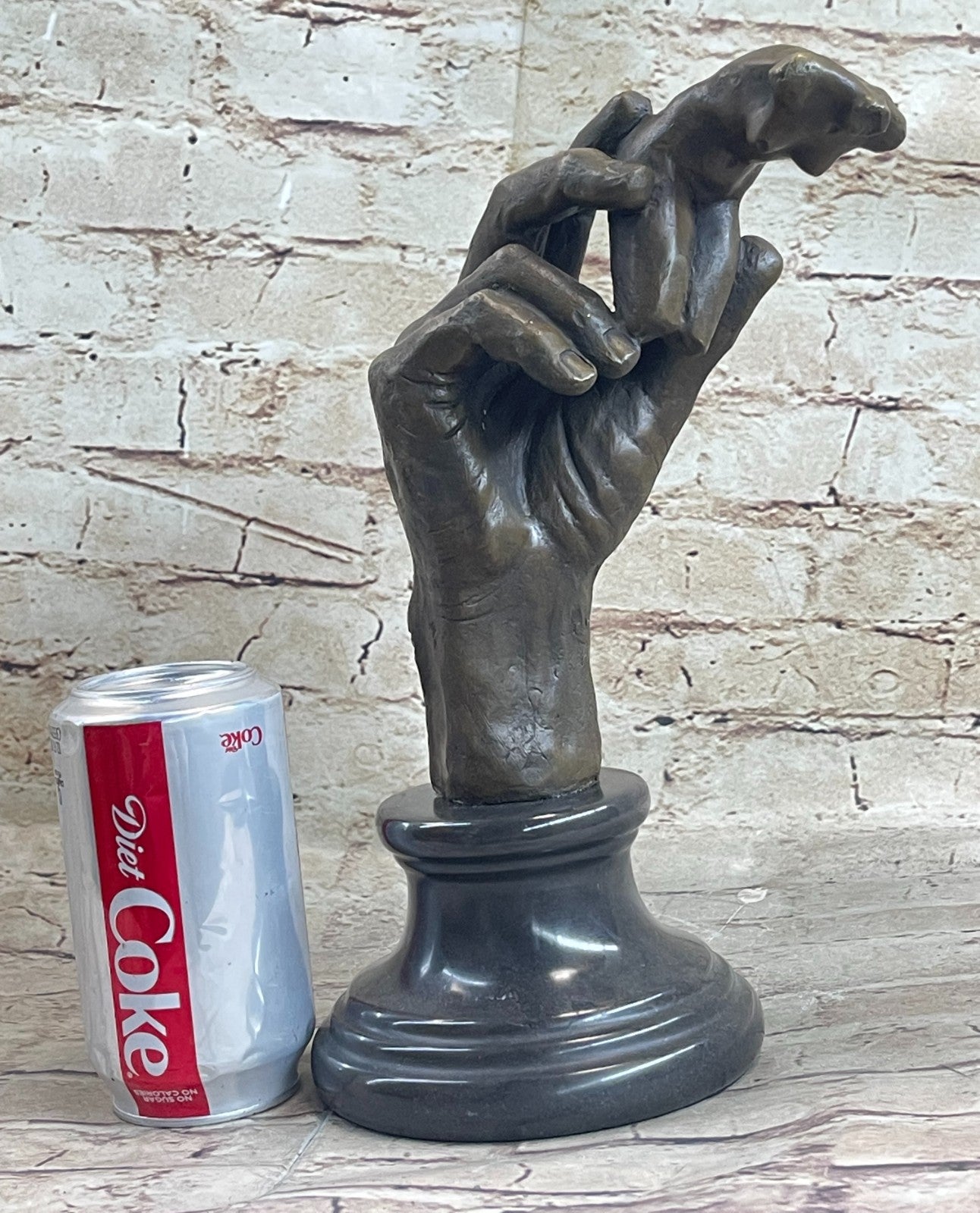 The Hand of Rodin Bronze Hot Cast Sculpture Figurine Figure Statue Hot Cast Sale