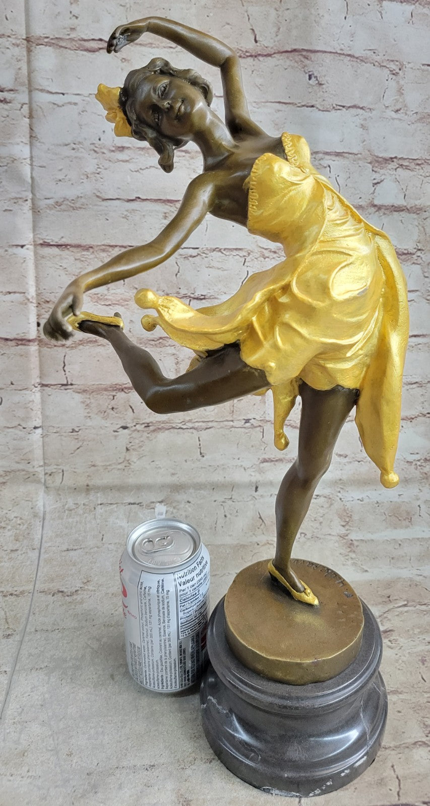 Lady Dancer Bronze Statue by CHIPARUS Sculpture Large Figurine Art Deco Sale