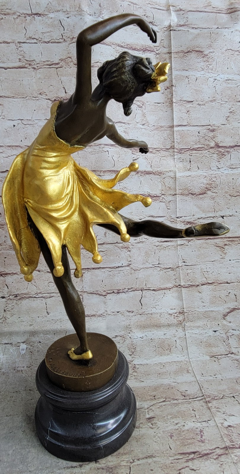 Lady Dancer Bronze Statue by CHIPARUS Sculpture Large Figurine Art Deco Sale