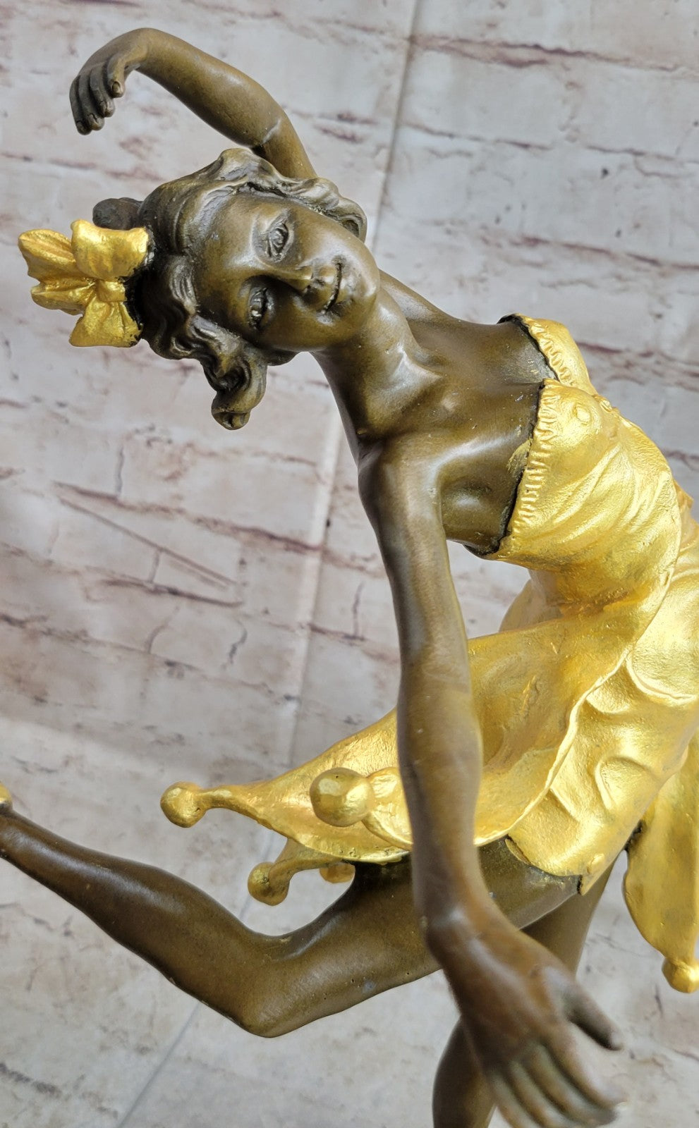 Lady Dancer Bronze Statue by CHIPARUS Sculpture Large Figurine Art Deco Sale