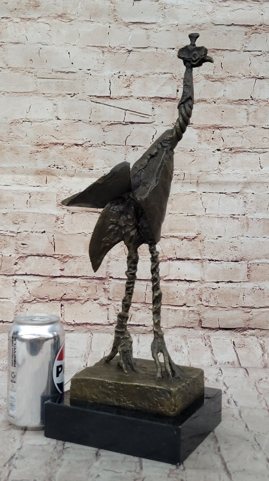 Modern Sculpture - Ostrich Hot Cast Homage to Pablo Picasso signed Figurine Sale