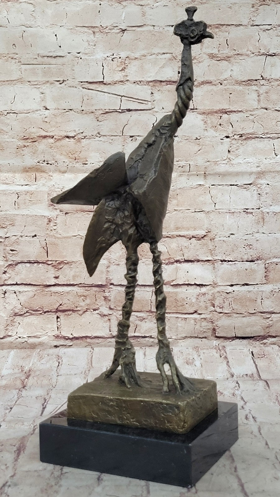 Modern Sculpture - Ostrich Hot Cast Homage to Pablo Picasso signed Figurine Sale