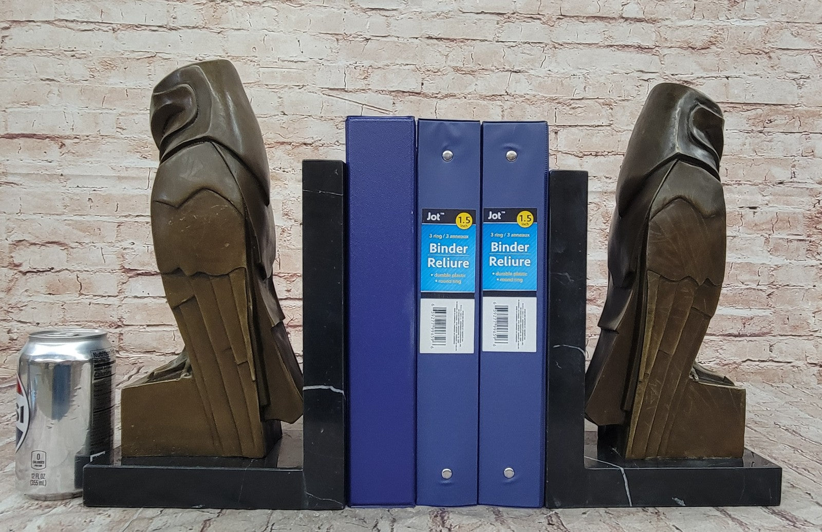 Collector Edition Owl Book Ends Bronze Sculpture by Dali Handcrafted Art