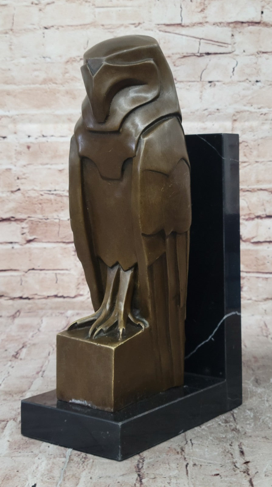 Collector Edition Owl Book Ends Bronze Sculpture by Dali Handcrafted Art