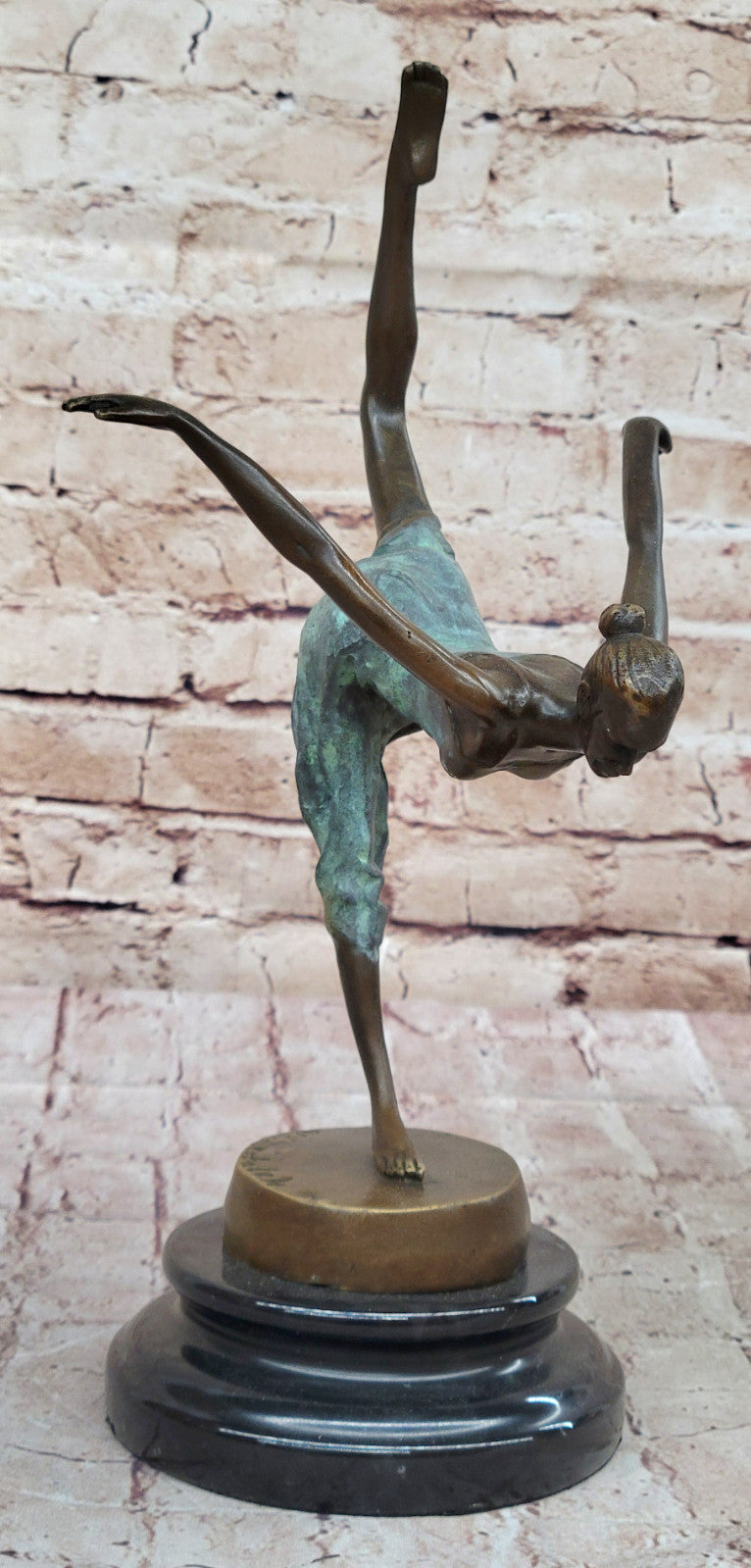 Original Artwork by Aldo Vitaleh: Handmade Ballerina Bronze Sculpture for Home Decor