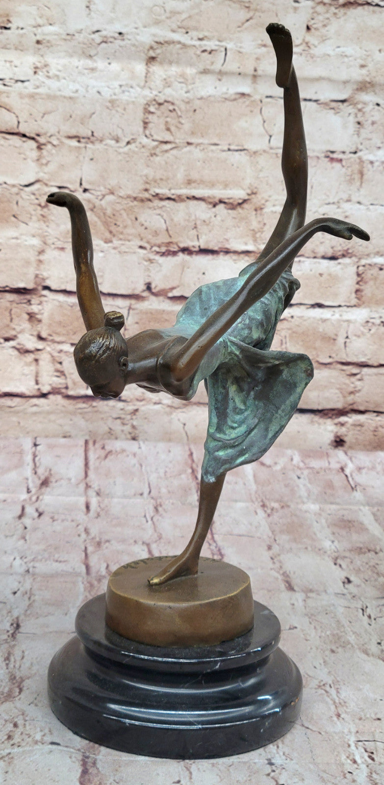 Original Artwork by Aldo Vitaleh: Handmade Ballerina Bronze Sculpture for Home Decor