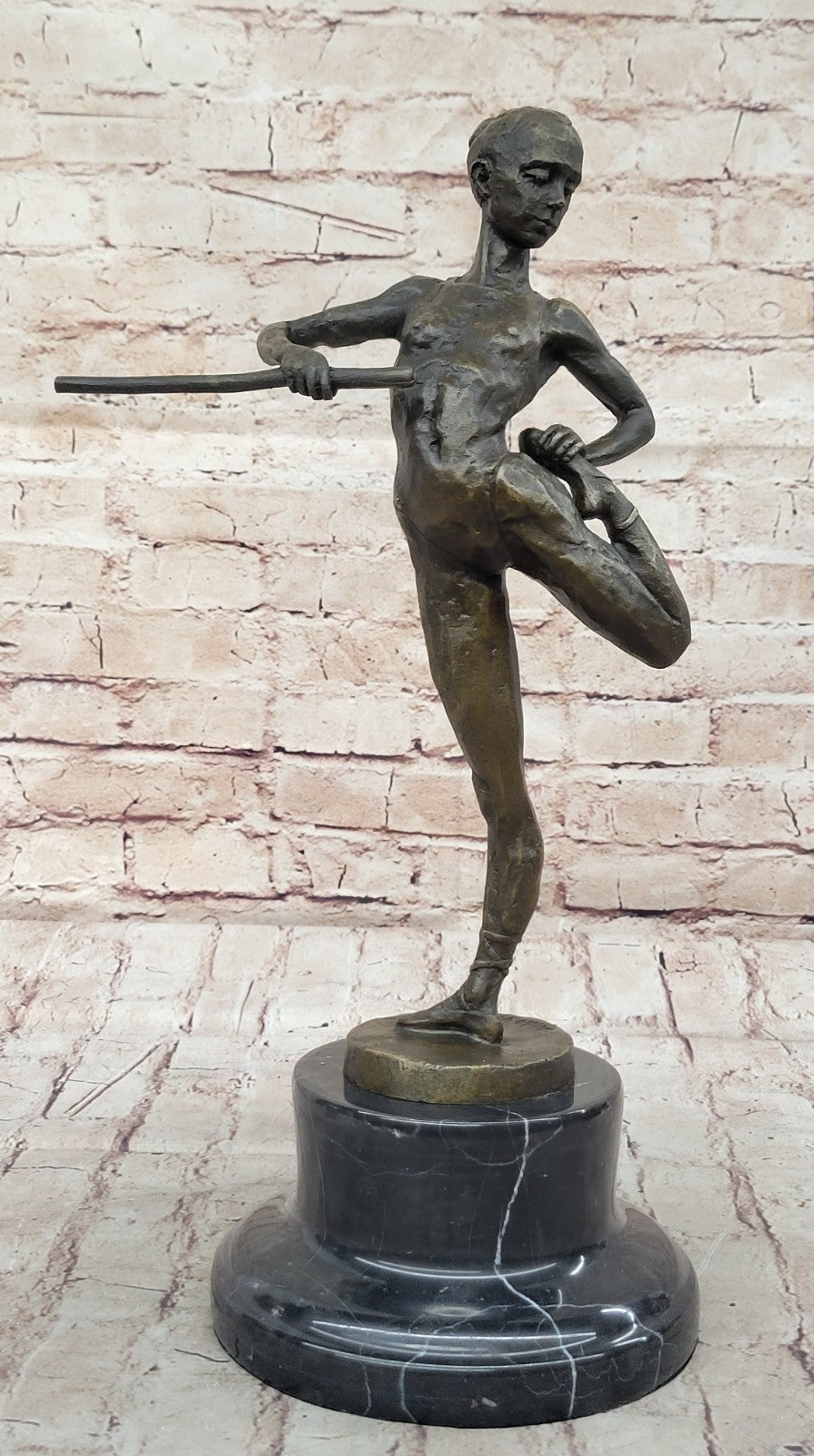Signed Original Aldo Vitaleh Prima Ballerina Art Nouveau Lost Wax Method Bronze